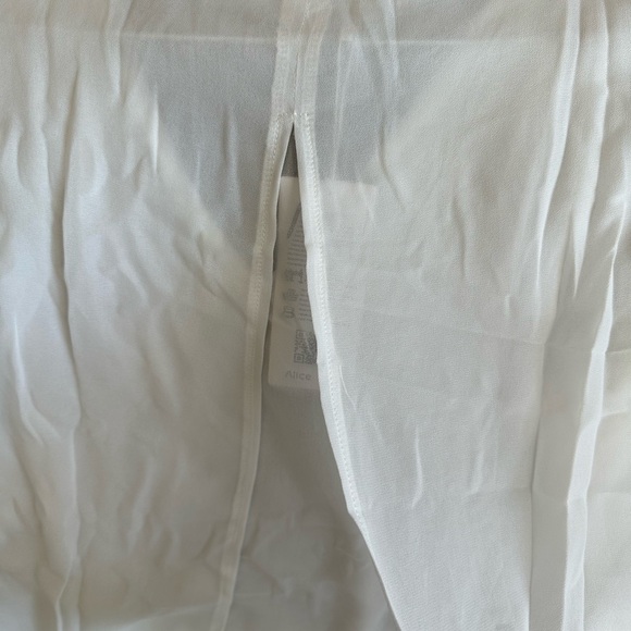 BUNDLE 4/$30NWT LADIES 2XL Alice CO LINED off white BLOUSE feminine cap sleeves - Picture 8 of 11